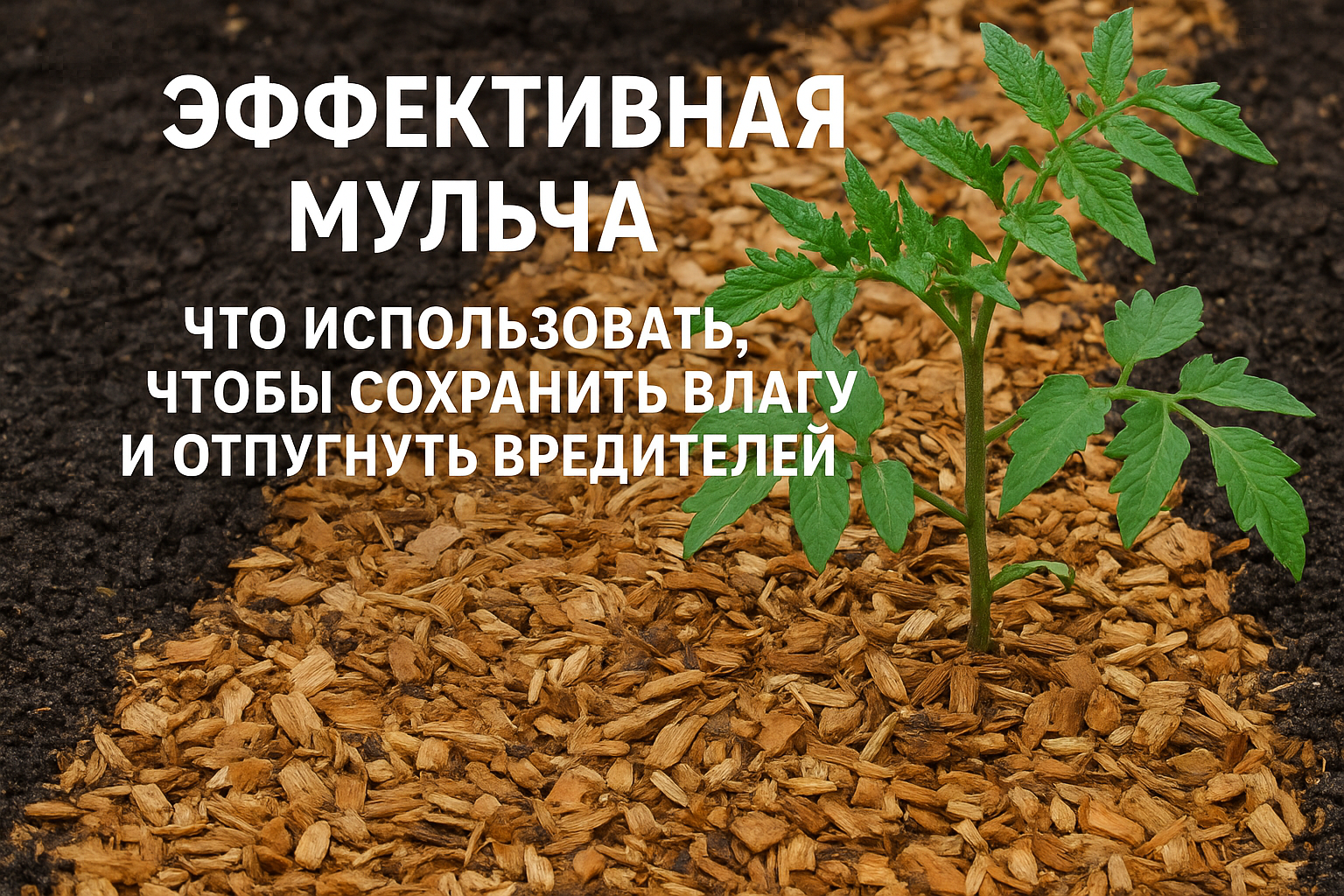 Эффективная мульча: что использовать, чтобы сохранить влагу и отпугнуть вредителей.