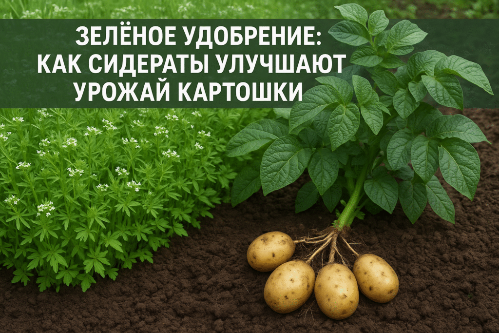 Зеленое удобрение: как сидераты улучшают урожай картошки.